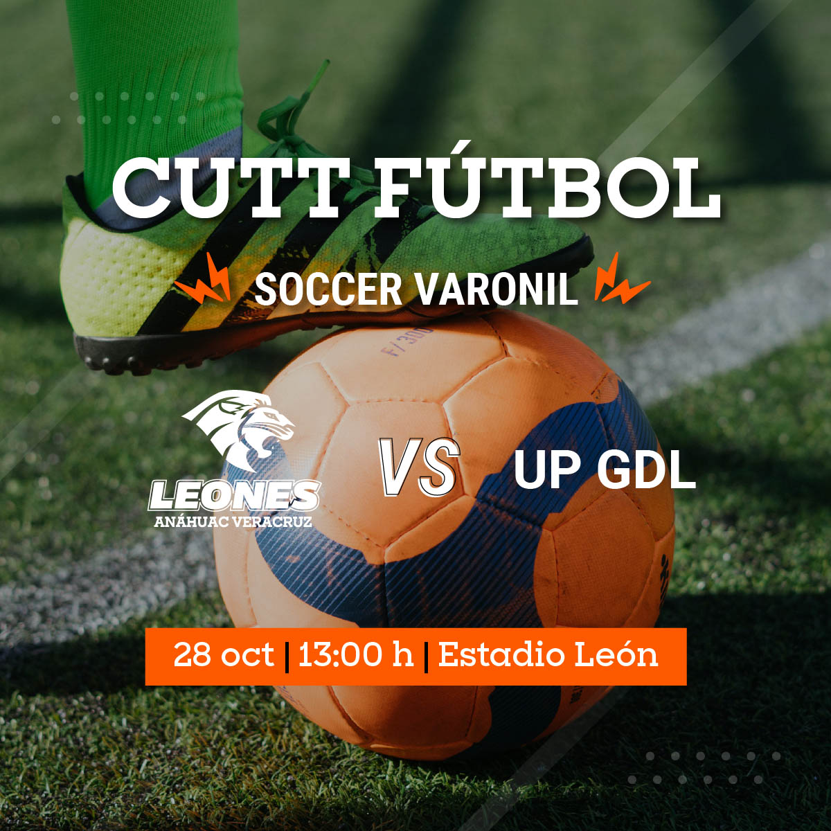 CUTT Fútbol Soccer Varonil: Leones vs UP GDL CUTT Fútbol Soccer Varonil: Leones vs UP GDL