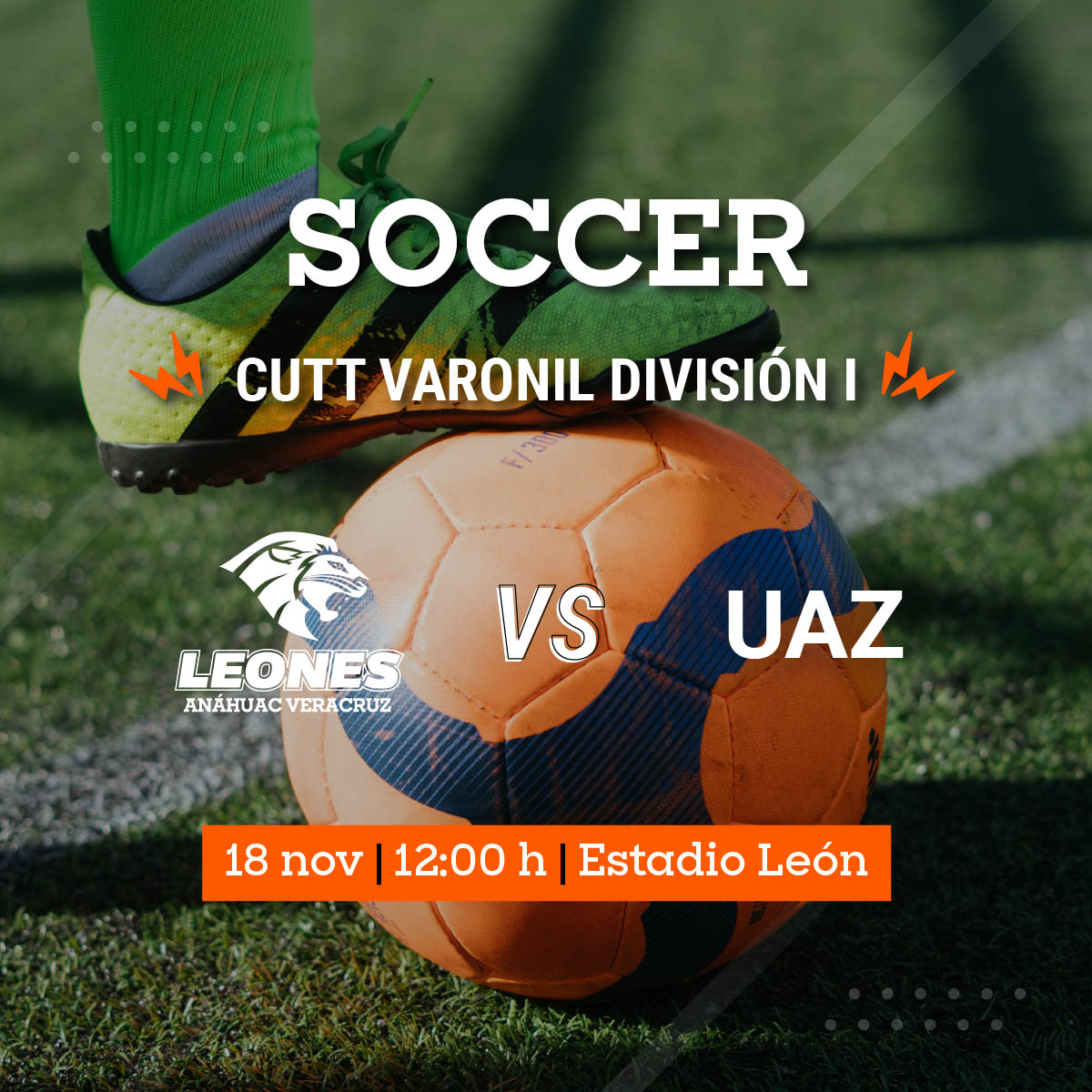 CUTT Fútbol Soccer Varonil: Leones vs UAZ CUTT Fútbol Soccer Varonil: Leones vs UAZ
