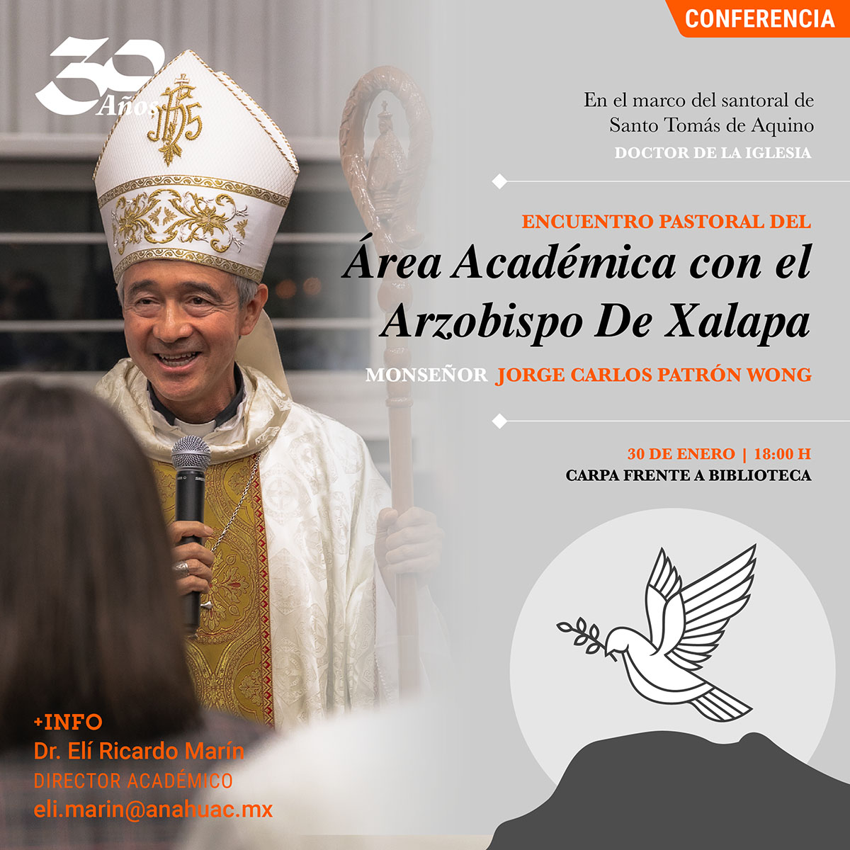 Encuentro Pastoral del Área Académica con el Arzobispo de Xalapa Encuentro Pastoral del Área Académica con el Arzobispo de Xalapa