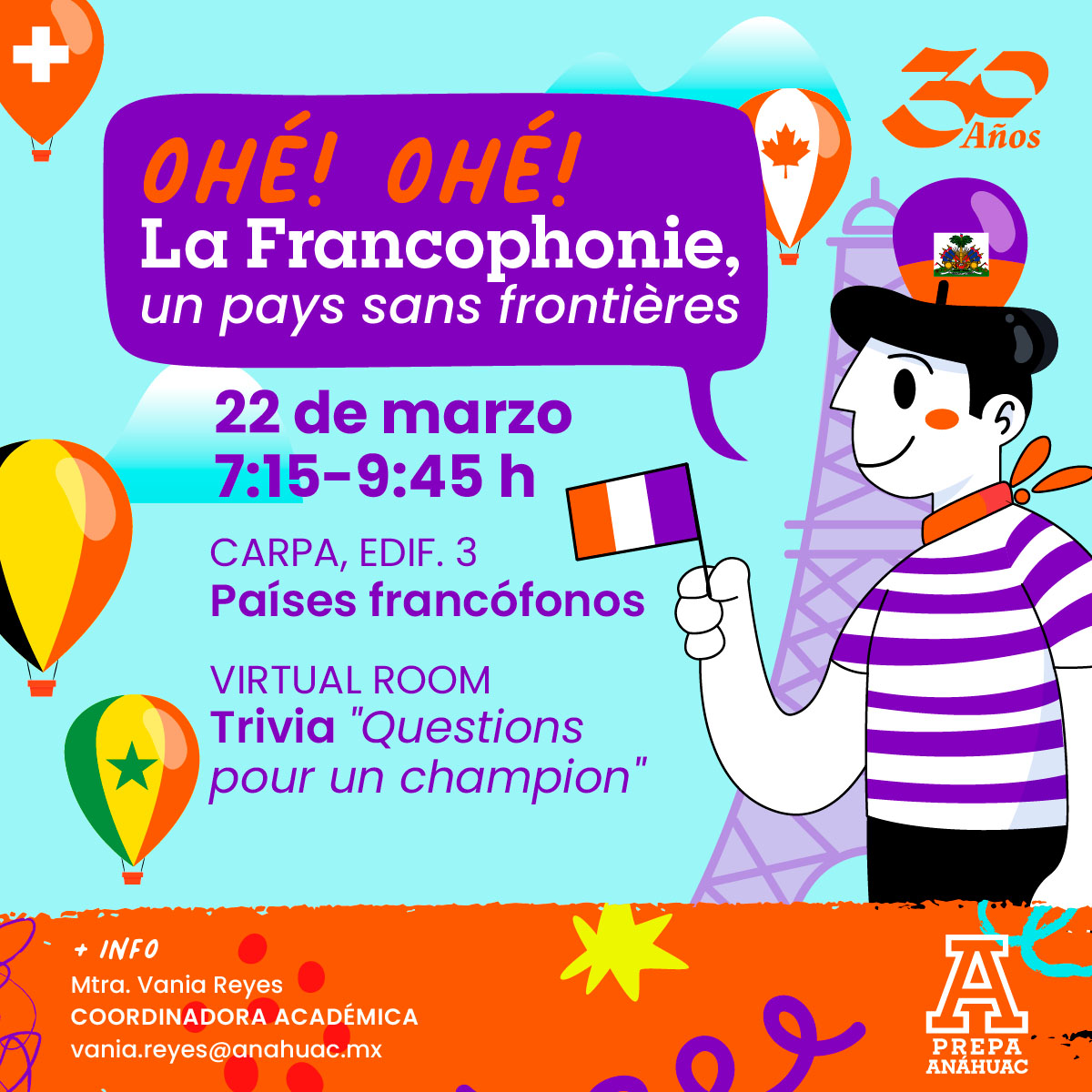 Ohé! Ohé! La Francophonie Ohé! Ohé! La Francophonie