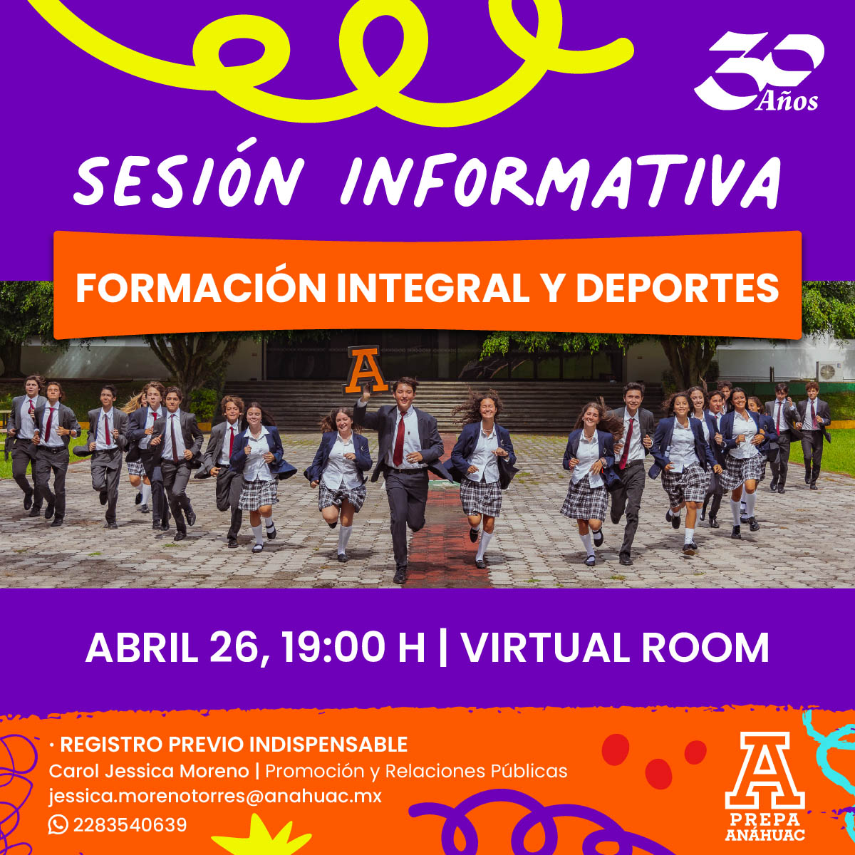 Sesión Informativa: Formación Integral y Deportes Sesión Informativa: Formación Integral y Deportes