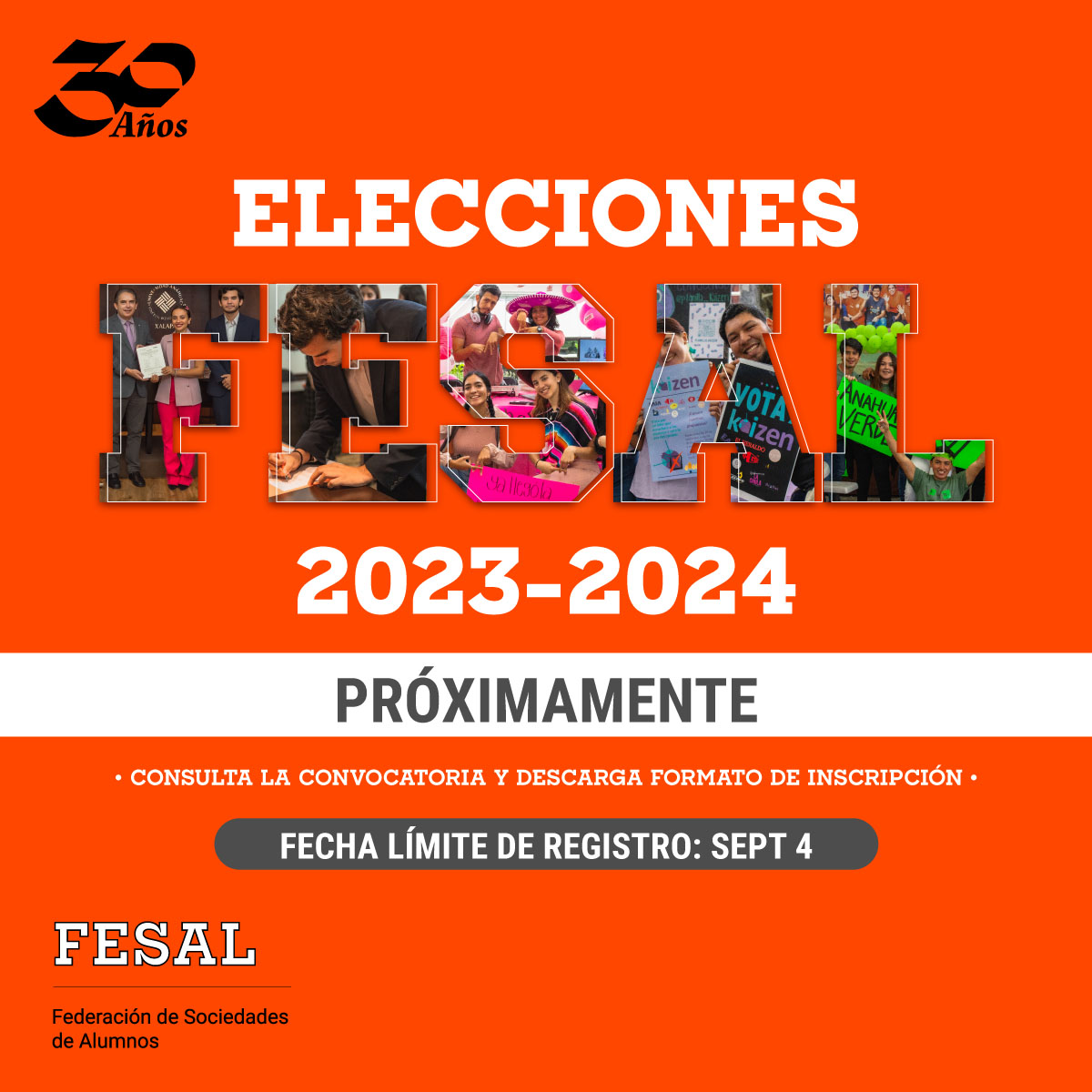 Elecciones FESAL: Convocatoria Elecciones FESAL: Convocatoria