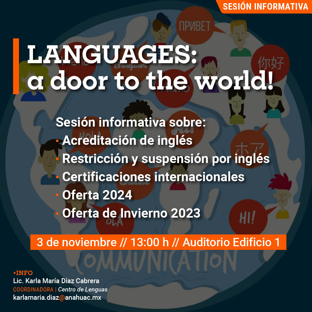 Languages: a Door to the World! Languages: a Door to the World!