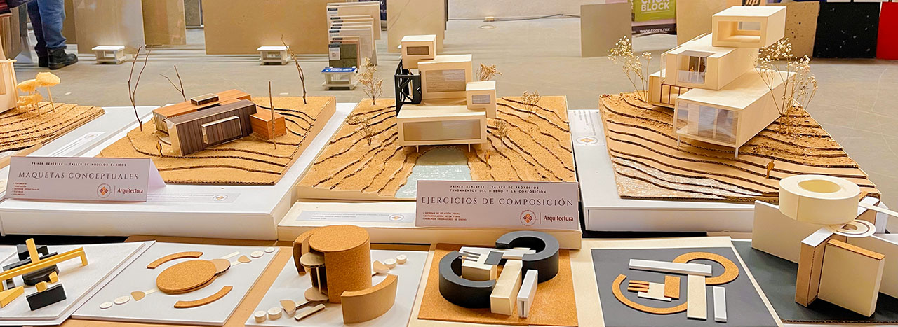 Estudiantes de 1.er Semestre Participan en Muestra de la Expo Arquitectura 2023