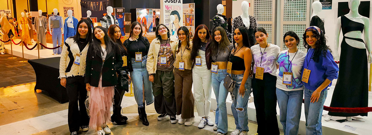 Estudiantes de Diseño de Moda Asisten a la 80.a Edición de Intermoda en Guadalajara