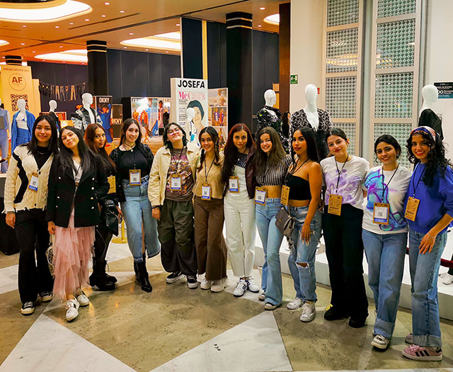 Estudiantes de Diseño de Moda Asisten a la 80.a Edición de Intermoda en Guadalajara