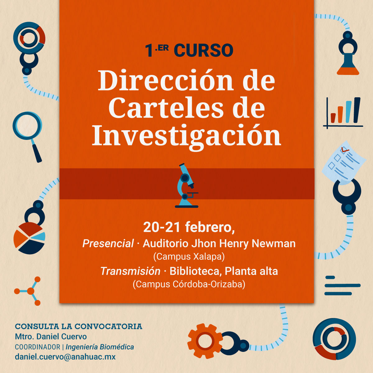 1.er Curso de Dirección de Carteles de Investigación 1.er Curso de Dirección de Carteles de Investigación