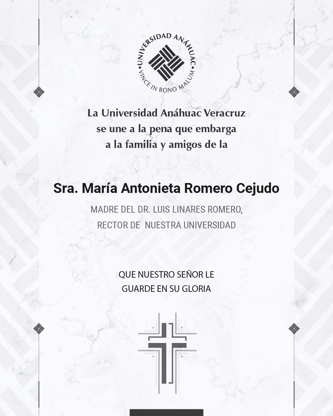 19 / 20 - Sra. María Antonieta Romero Cejudo 19 / 20 - Sra. María Antonieta Romero Cejudo