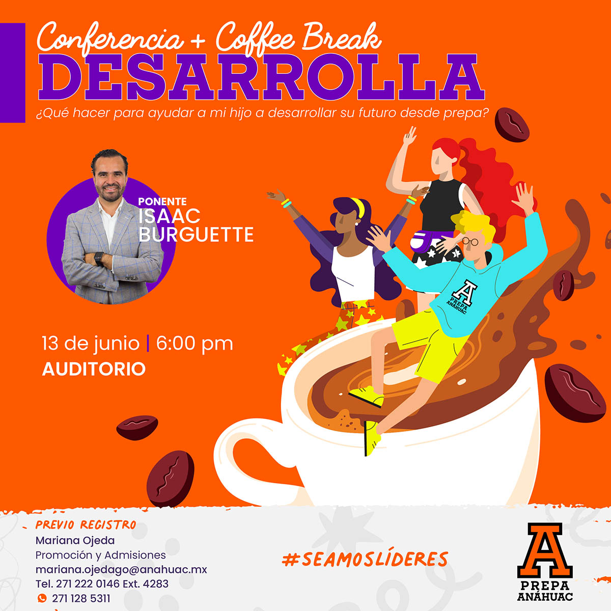 Conferencia + Coffee Break: Desarrolla Conferencia + Coffee Break: Desarrolla