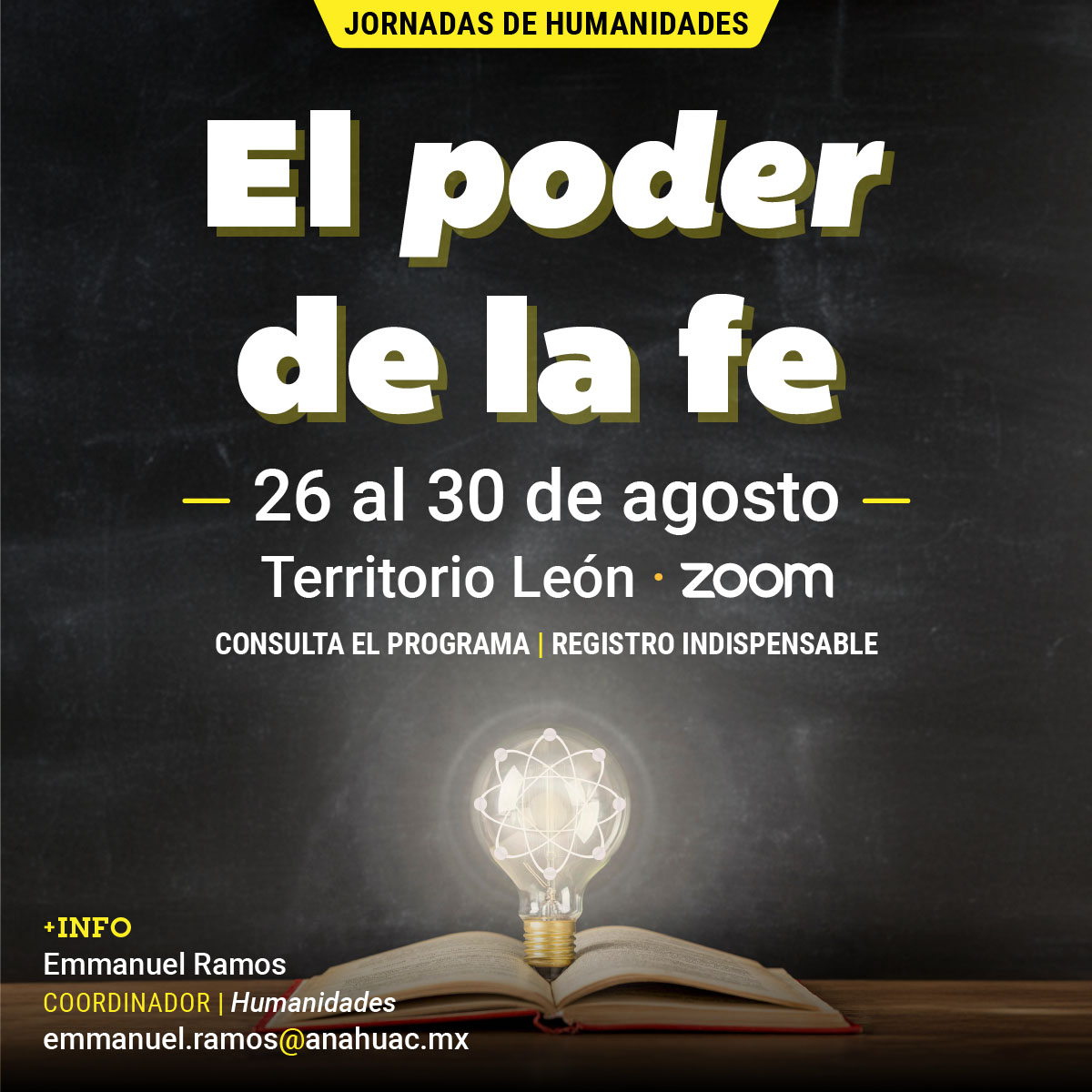 Jornadas de Humanidades: El Poder de la Fe Jornadas de Humanidades: El Poder de la Fe