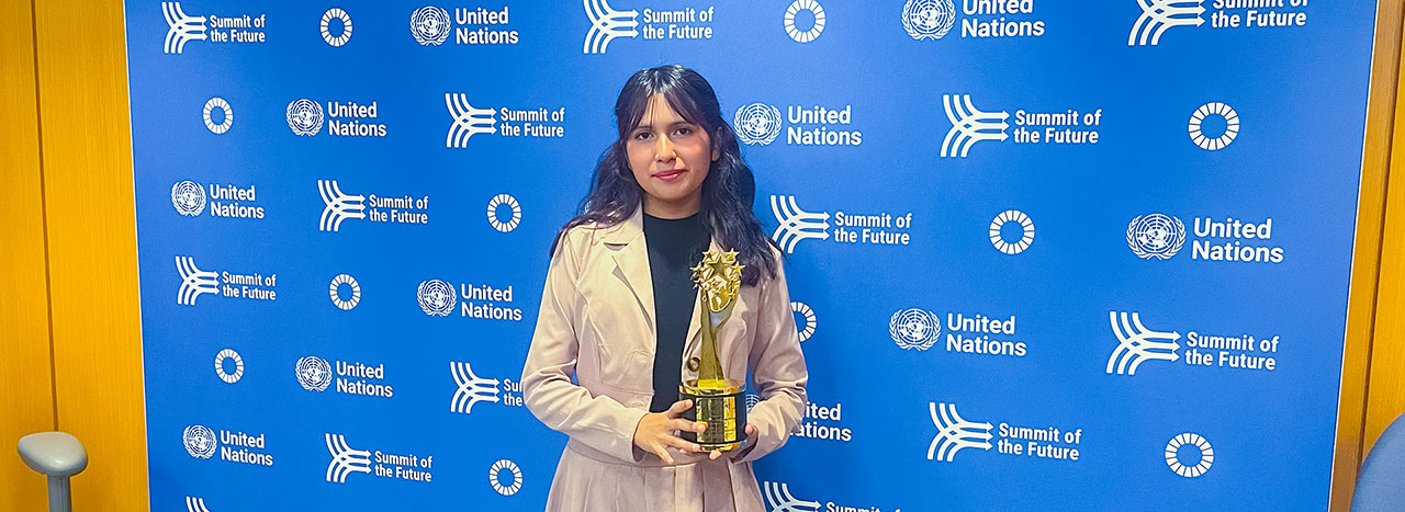Alumna de Ingeniería Ganadora del Chegg.org Global Student Prize 2024
