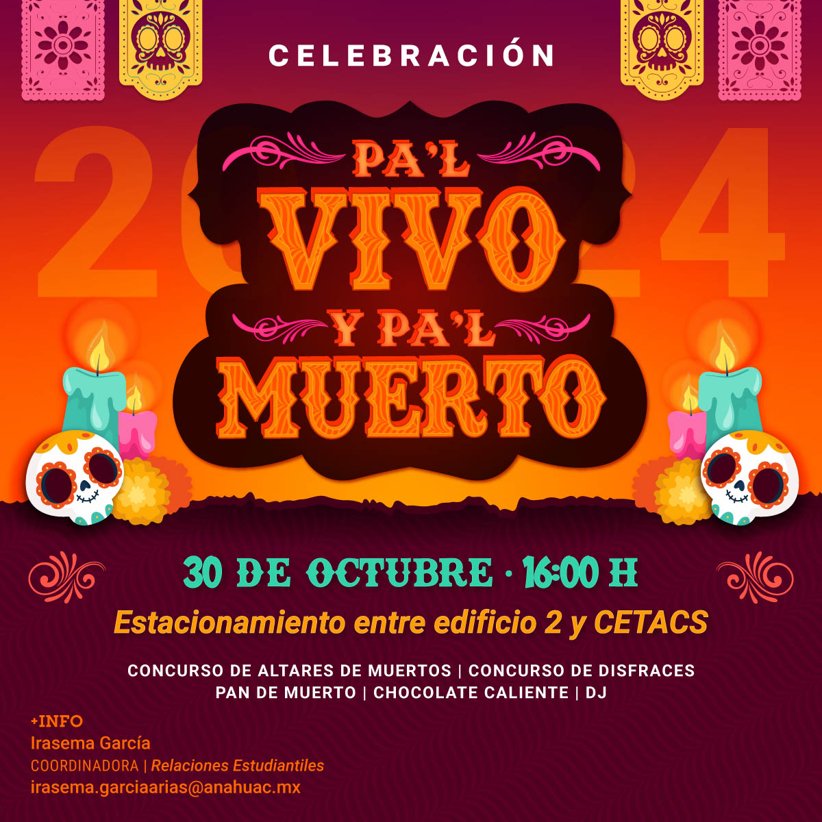 Celebración Pa'l Vivo y Pa'l Muerto Celebración Pa'l Vivo y Pa'l Muerto