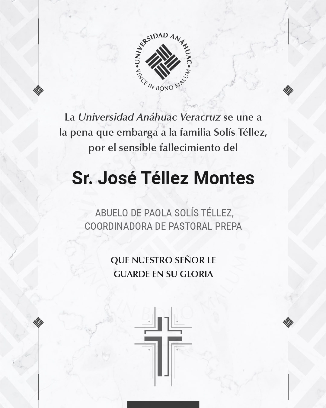 6 / 12 - Sr. José Téllez Montes