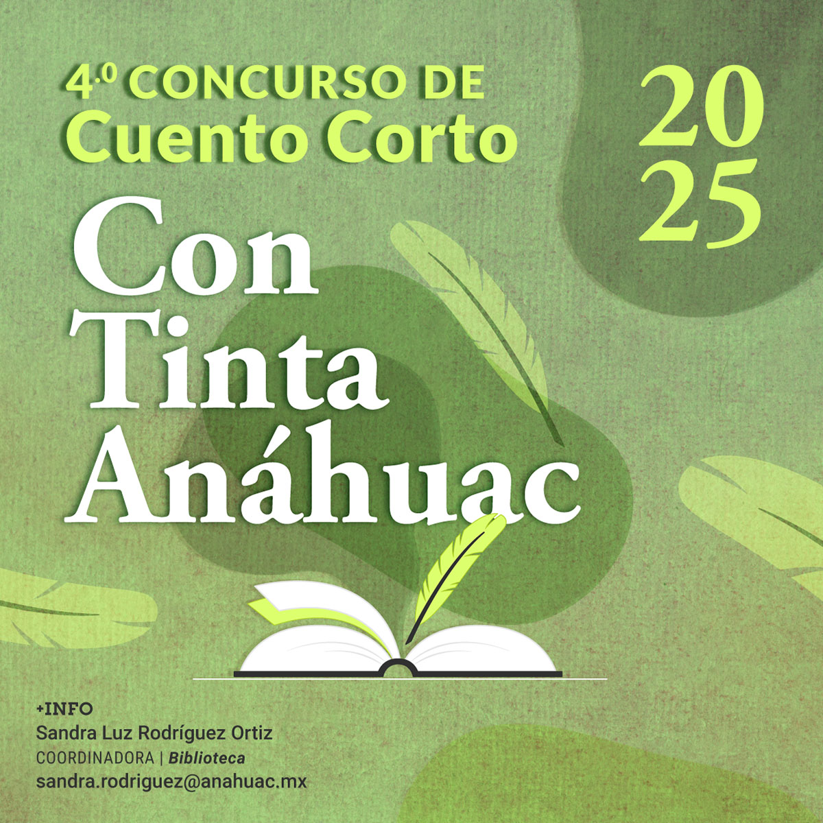 Cuarto Concurso de Cuento Corto: Con Tinta Anáhuac Cuarto Concurso de Cuento Corto: Con Tinta Anáhuac
