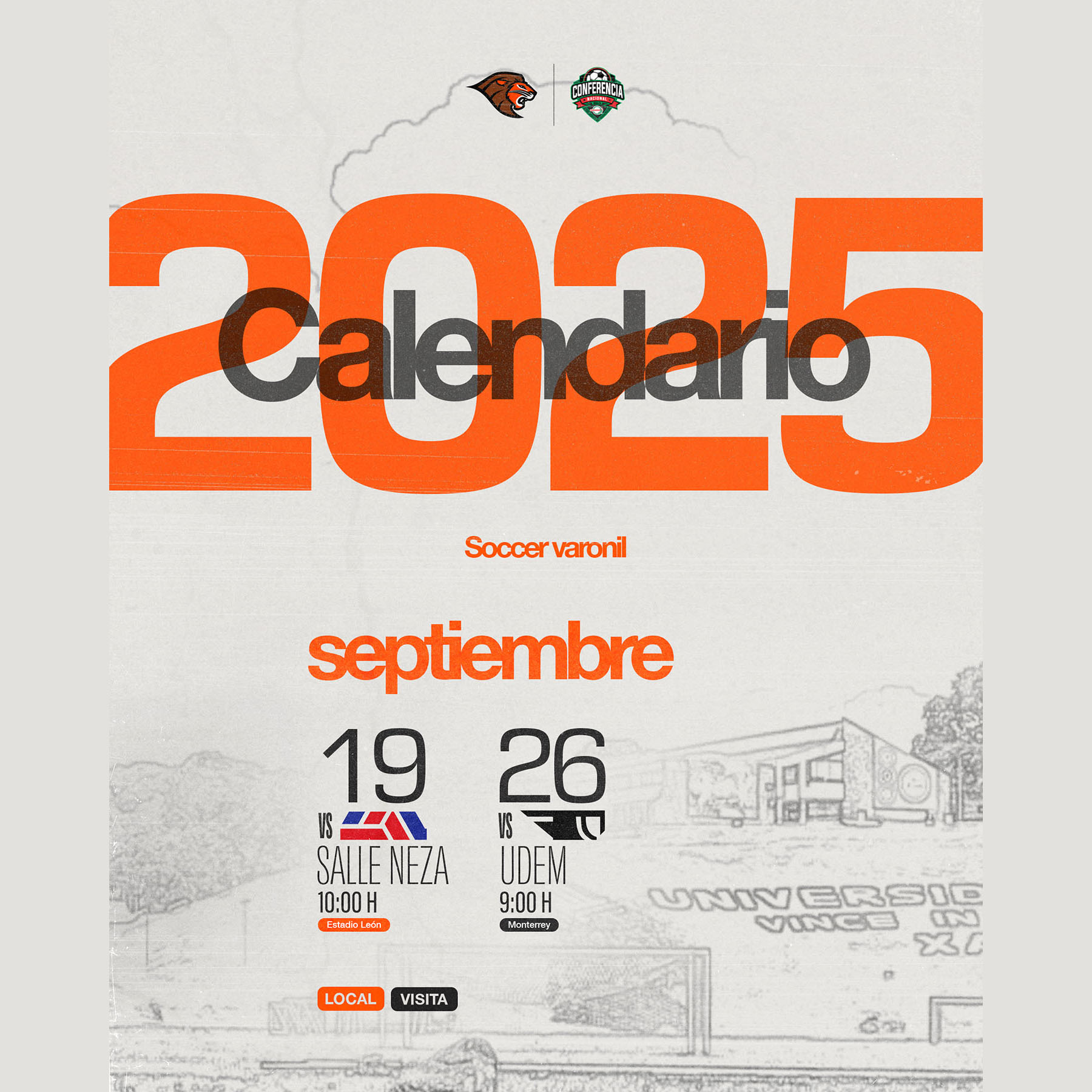 1 / 2 - Leones Tiene Listo el Camino en la Conferencia Nacional de Fútbol Soccer 1 / 2 - Leones Tiene Listo el Camino en la Conferencia Nacional de Fútbol Soccer