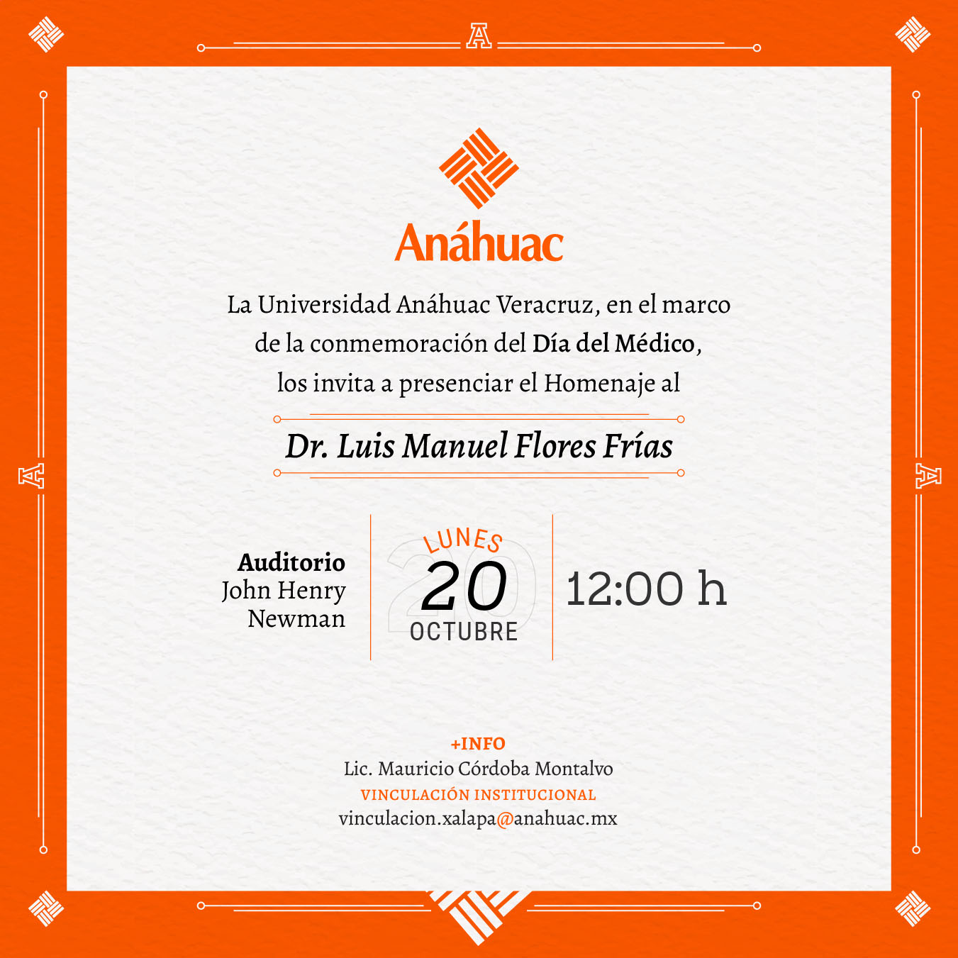 Conmemoración del Día del Médico