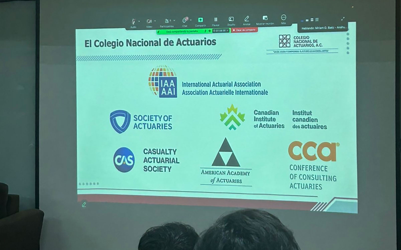 5 / 7 - Conferencia: Un Acercamiento al Colegio Nacional de Actuarios y al Quehacer Profesional 5 / 7 - Conferencia: Un Acercamiento al Colegio Nacional de Actuarios y al Quehacer Profesional