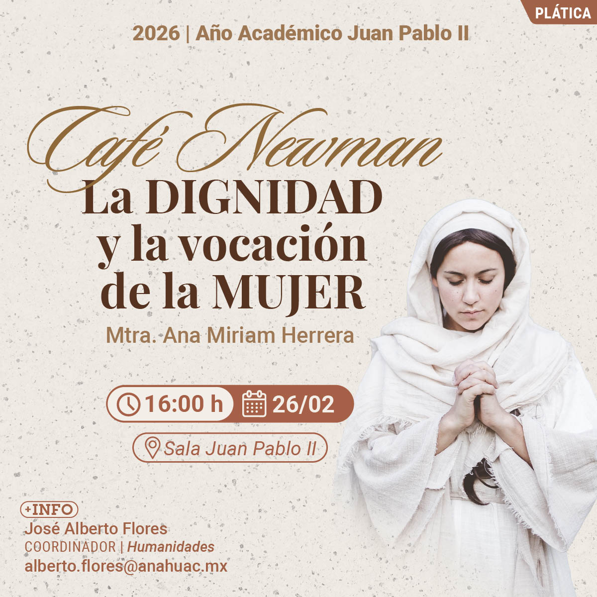 Café Newman: La Dignidad y la Vocación de la Mujer