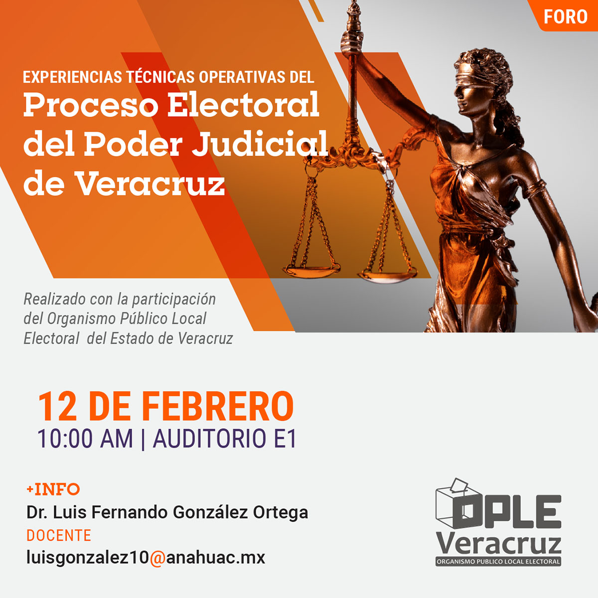Cerrar vista en pantalla completa Experiencias Técnicas Operativas del Proceso Electoral del Poder Judicial de Veracruz