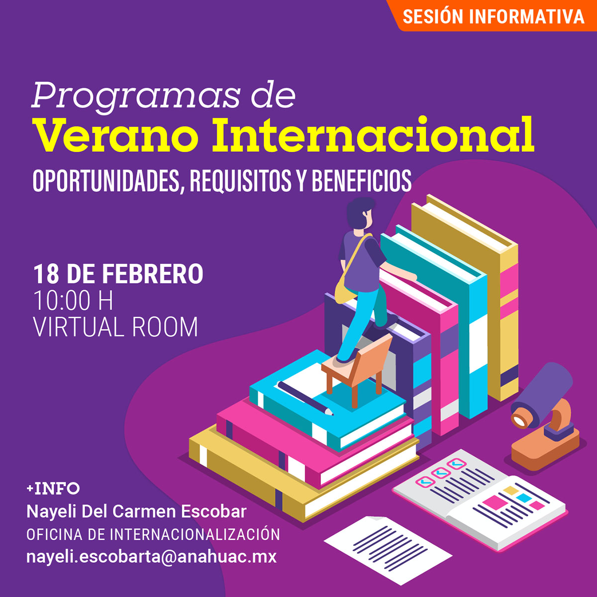 Sesiones Informativas para Verano Internacional