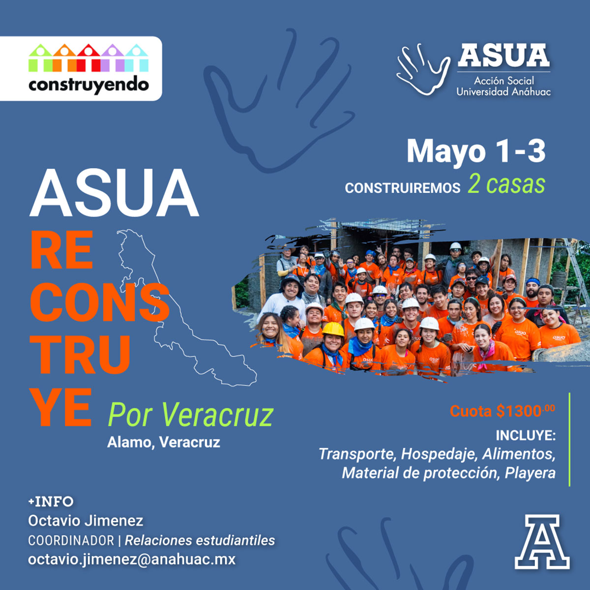 Cerrar vista en pantalla completa Asua Reconstruye por Veracruz