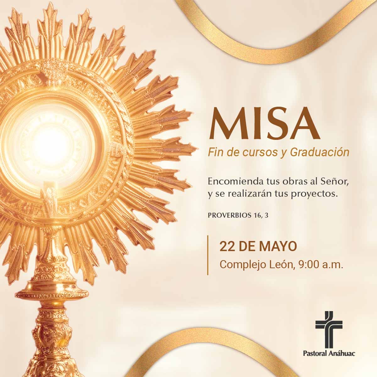 Cerrar vista en pantalla completa Misa de Fin de Cursos y Graduación