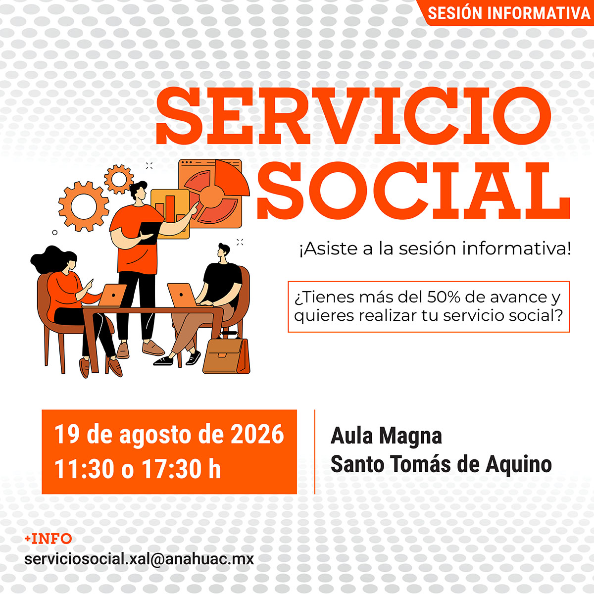 Cerrar vista en pantalla completa Servicio Social: Convocatoria para Alumnos
