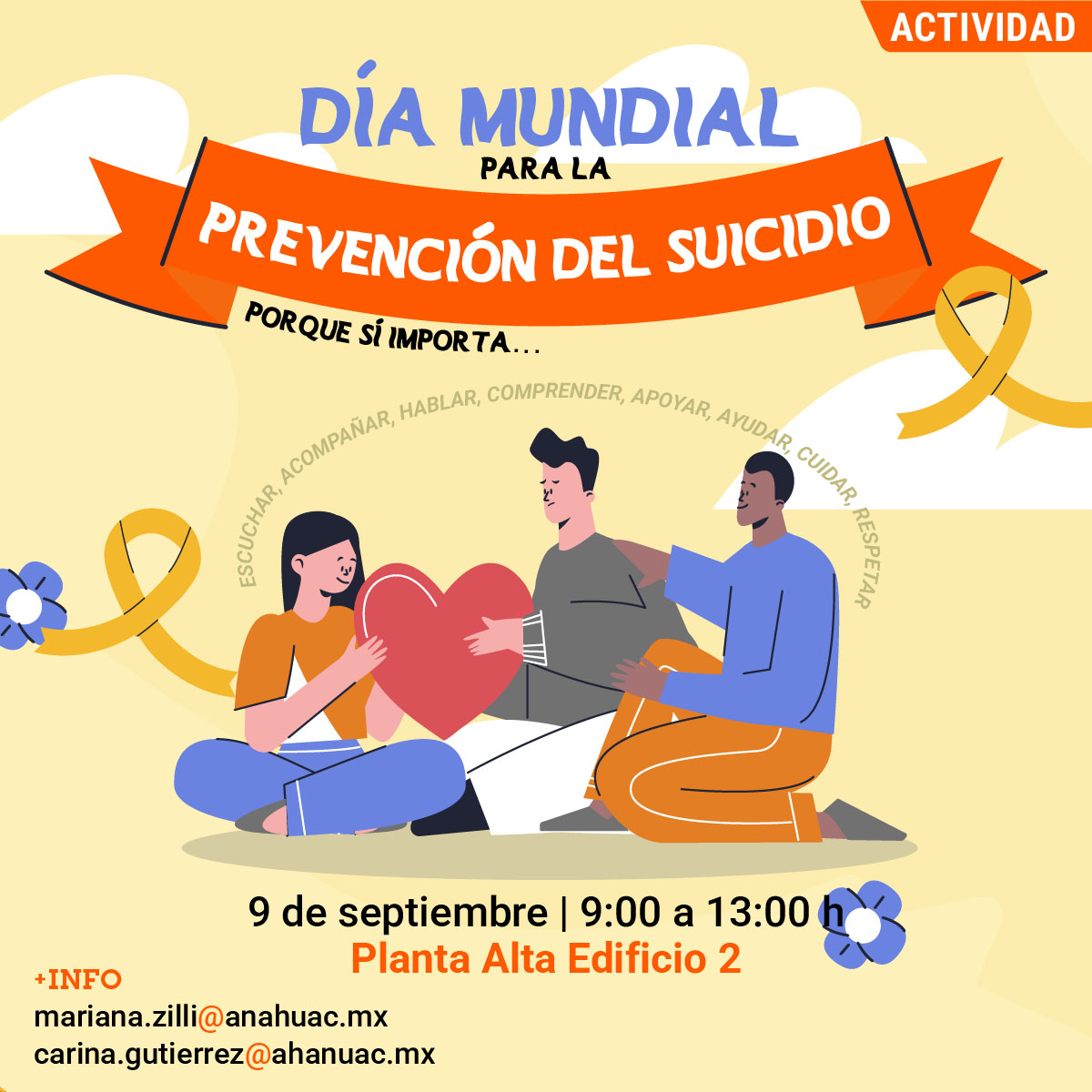 Cerrar vista en pantalla completa Día Mundial para la Prevención del Suicidio