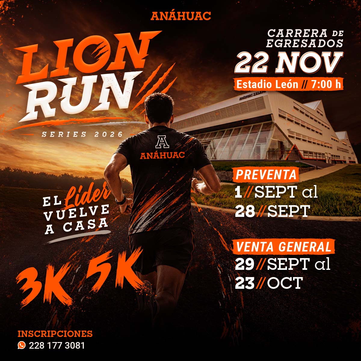 Cerrar vista en pantalla completa Lion Run Series: El Líder Vuelve a Casa