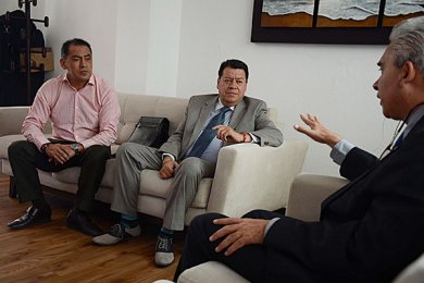 Visita del Presidente de la CANACINTRA al campus universitario