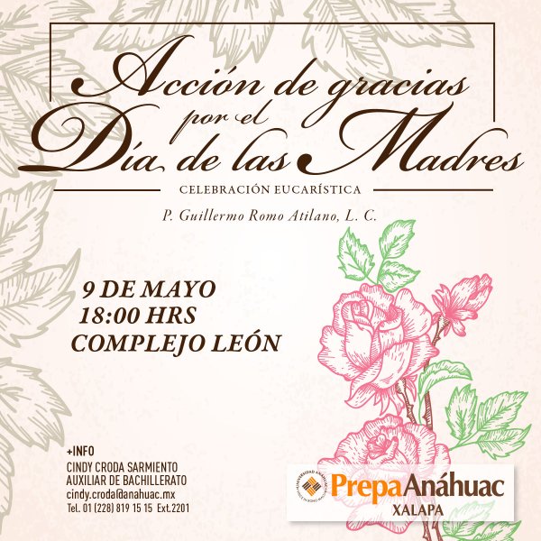 Acción de Gracias por el Día de las Madres