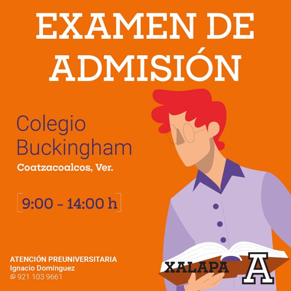 Examen de Admisión: Colegio Buckingham Coatzacoalcos