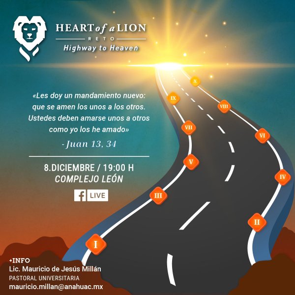 Reto Heart of a Lion: Highway to Heaven