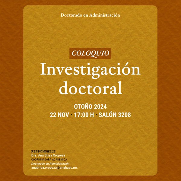 Coloquio de Investigación Doctoral