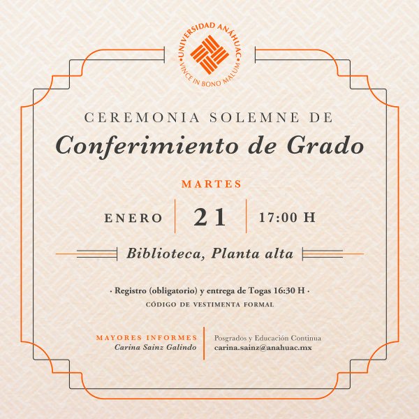 Conferimiento de Grado