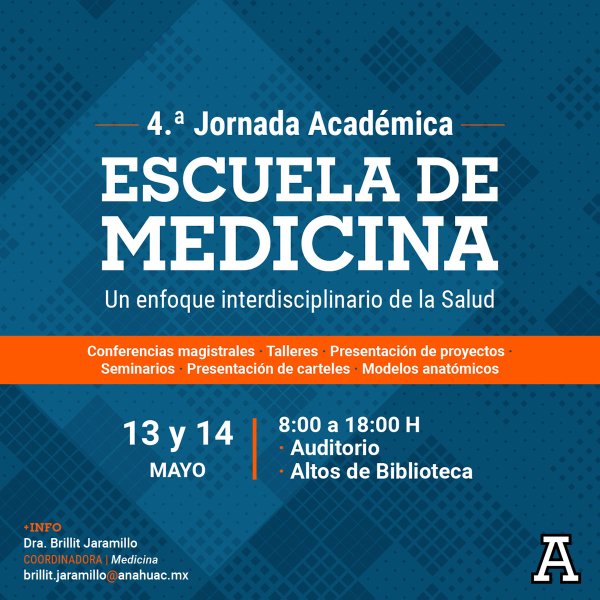 4.ª Jornada Académica de la Escuela de Medicina