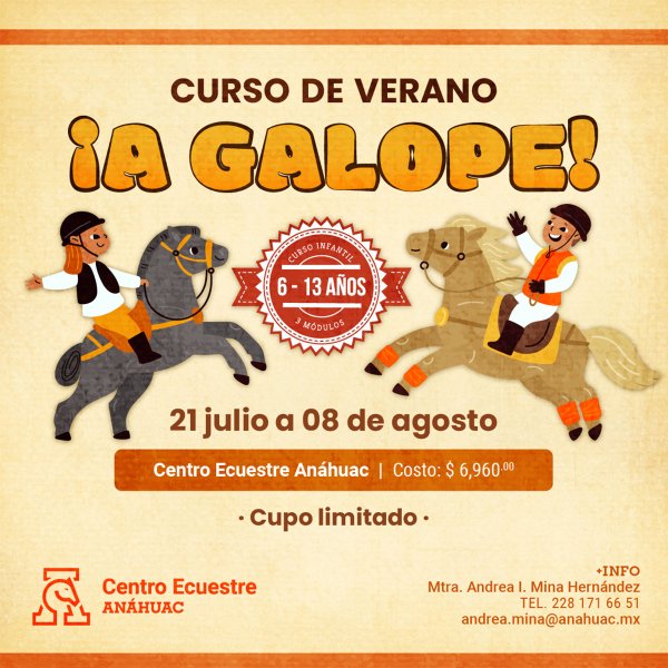 Curso de Verano: ¡A Galope!