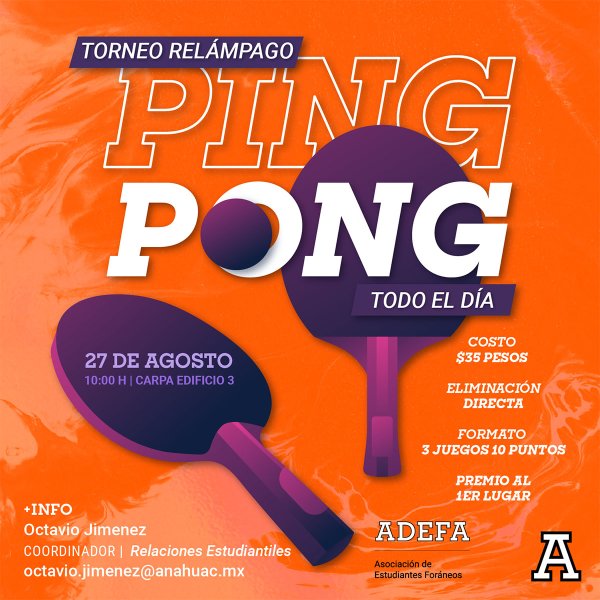 Torneo Ping Pong by ADEFA