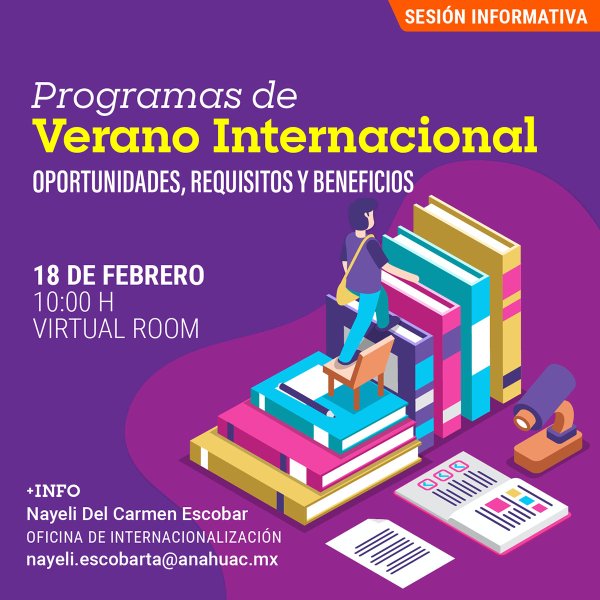 Sesiones Informativas para Verano Internacional