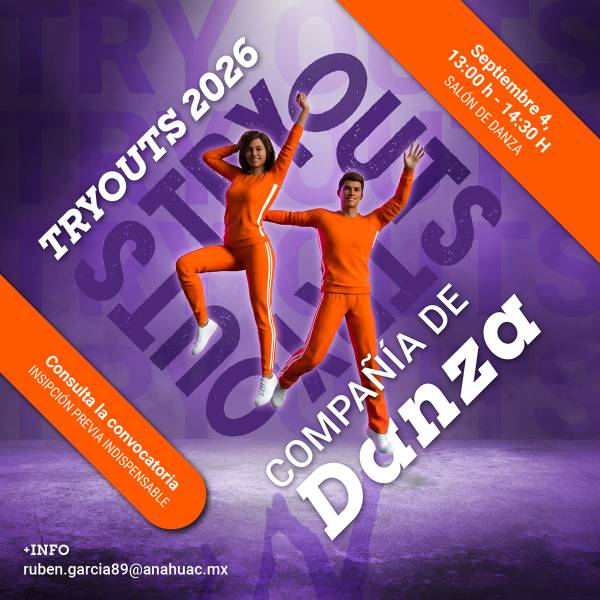 Tryouts para la Compañía de Danza 2026