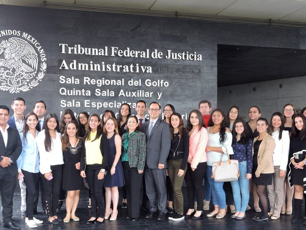 Las Escuelas de Negocios Internacionales y Derecho visitan el TFJA